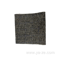80%wool 20%poly double-sided check tweed plaid fabric